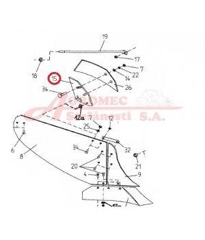 Suport cormana suplimentara dreapta LZ1.051.01